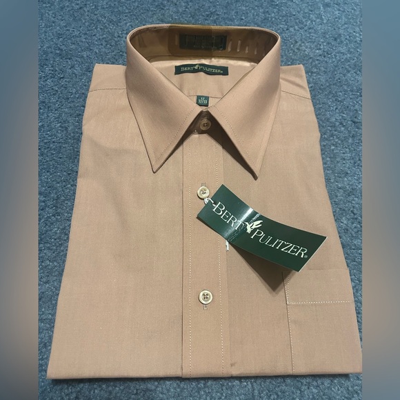 Bert Pulitzer Other - Vintage Men's Bert Pulitzer dress shirt, long sleeve with chest pocket.